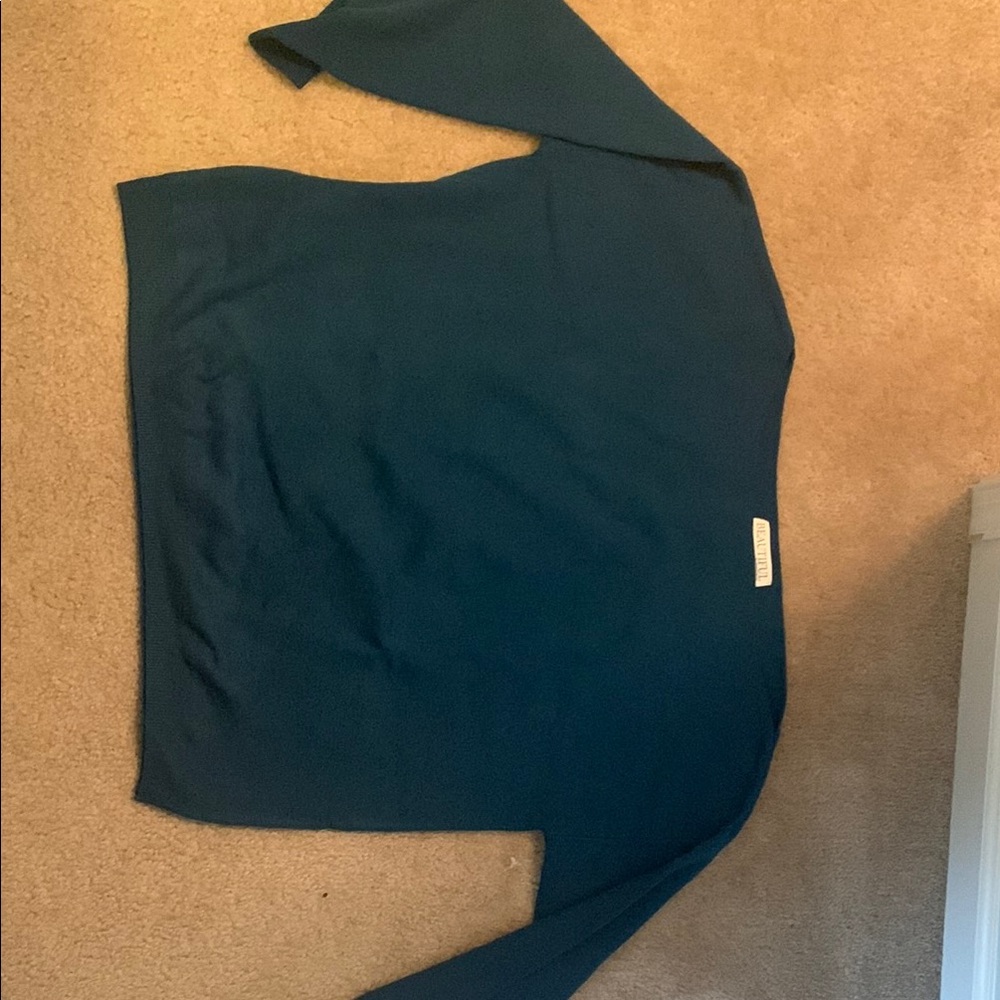 Elegant Teal Sweater
